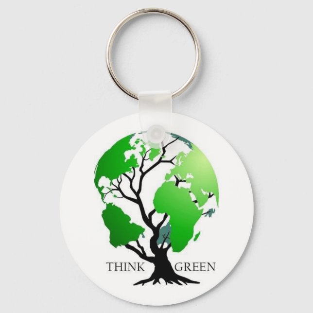 Chaveiro Think Green (Frente)