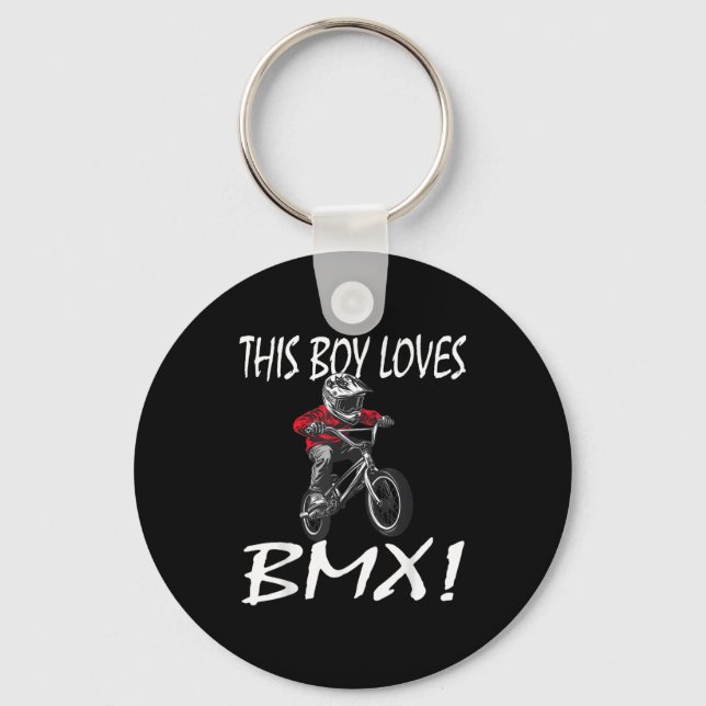 Chaveiro This Boy Loves Bmx, Kids Bmx  (Frente)