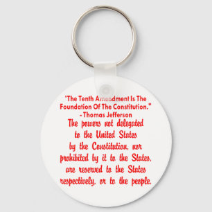 Chaveiro Thomas Jefferson na 10o alteração