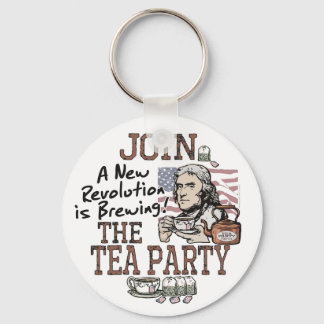 Chaveiro Thomas Jefferson Tea Party Shirts and Gifts