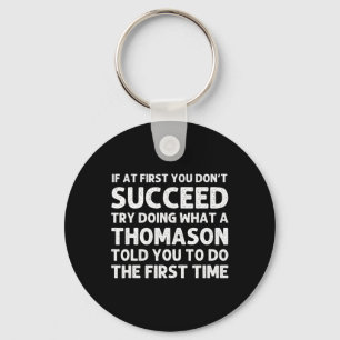 Chaveiro Thomason Funny Surname Family Tree Birthday Reunio