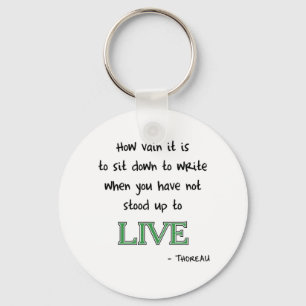 Chaveiro Thoreau no Escrevendo