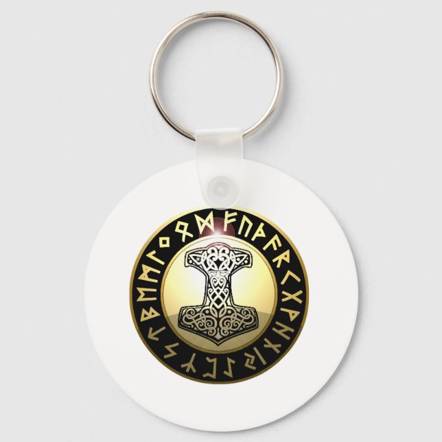 Chaveiro Thor's Hammer (Frente)