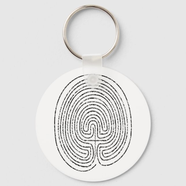 Chaveiro Thumbprint Labyrinth (Frente)
