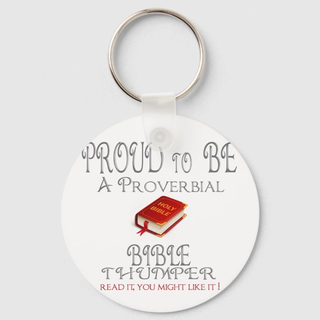 Chaveiro Thumper Proverbial da Bíblia (Frente)