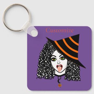 Chaveiro Thunder_Cove da Bruxa de Cabelo Curvo