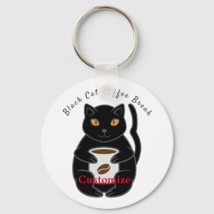 Chaveiro Thunder_Cove de Quebra de Café de Gato Preto