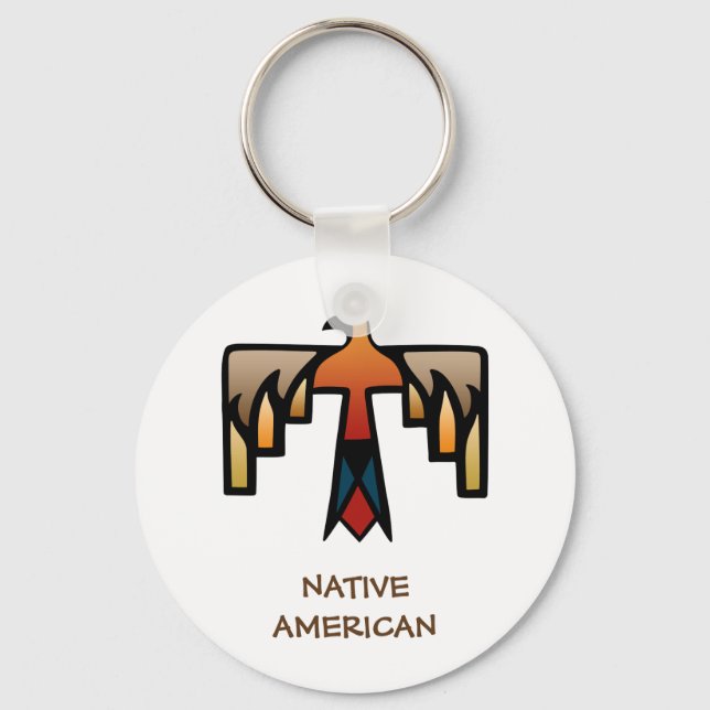 Chaveiro Thunderbird - Símbolo Indiano Nativo Americano (Frente)