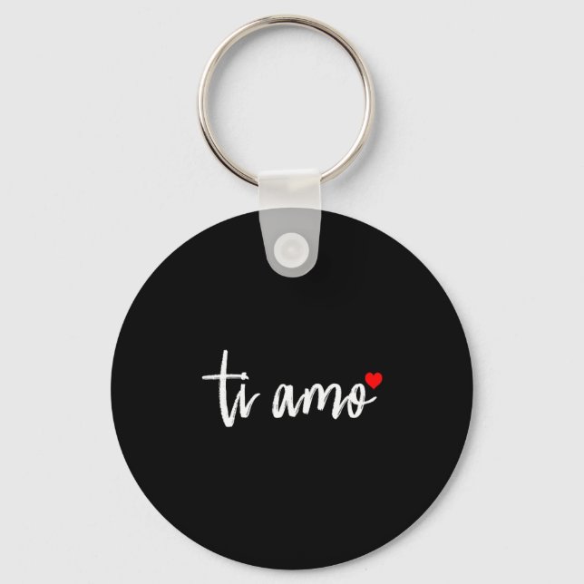 Chaveiro Ti Amo Italiano I Love You Valentine's Day Relatio (Frente)