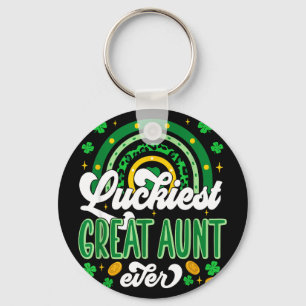 Chaveiro Tia-avó mais sortuda shamrocks sortudo st patrick'