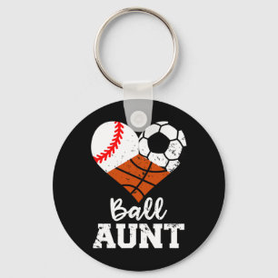 Chaveiro Tia de Bola de Beisebol Futebol Basquete Esporte D