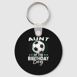 Chaveiro Tia Do Menino De Aniversário Jogador De Futebol An