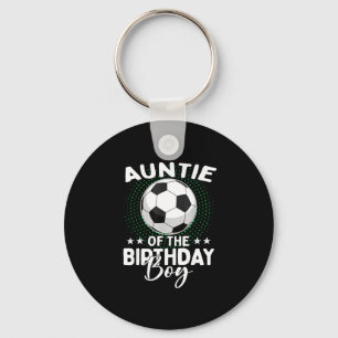 Chaveiro Tia do menino de aniversário Jogador de futebol An