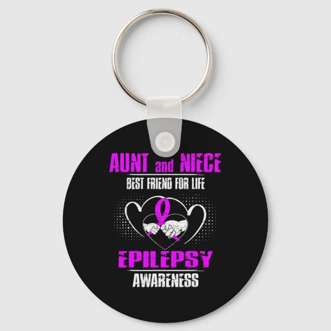 Chaveiro Tia E Niece, Melhor Amigo Da Vida, Epilepsia Aware (Frente)