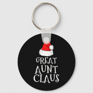 Chaveiro Tia Grande Claus Natal da Família de Pijama do Pap