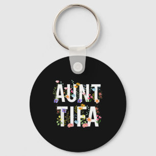 Chaveiro Tia Tifa - Flores Silvestres Retrô Floral Mãe Femi