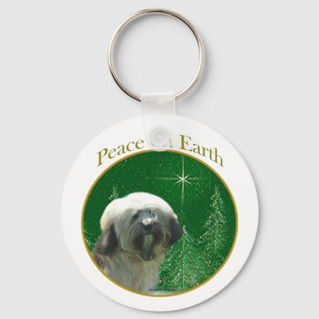 Chaveiro TibetanTerrier Peace (Frente)