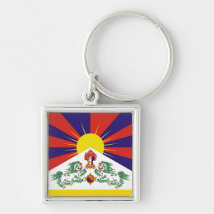 Chaveiro Tibete, Leões de Neve, bandeira dos Himalaias