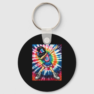Chaveiro Tie Dye Dabbing Cheerleader Dance Cheerleadin