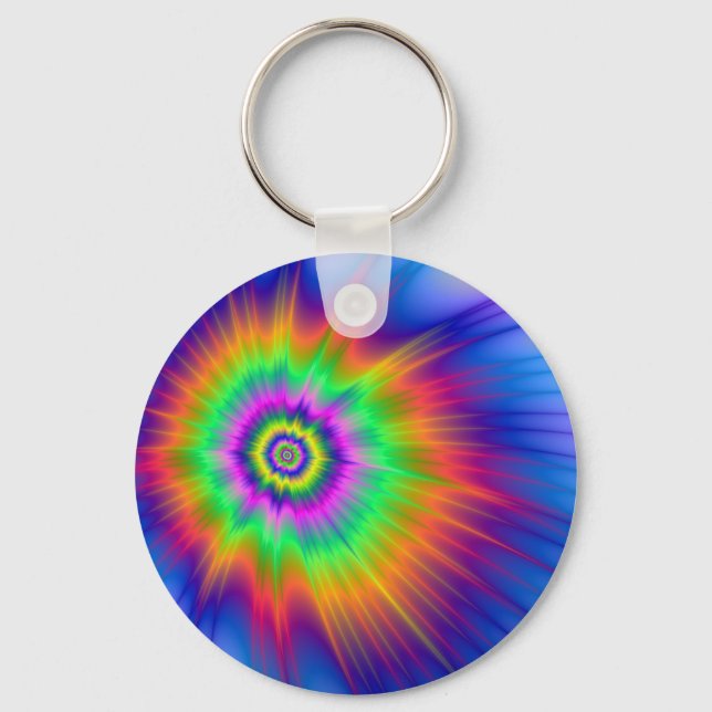 Chaveiro Tie Dye Fireball (Frente)