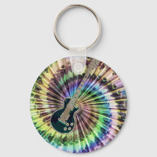 Chaveiro Tie-Dye Guitar
