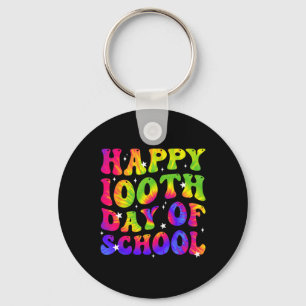 Chaveiro Tie Dye Happy 100º Dia Dos Estudantes Escolares Cr
