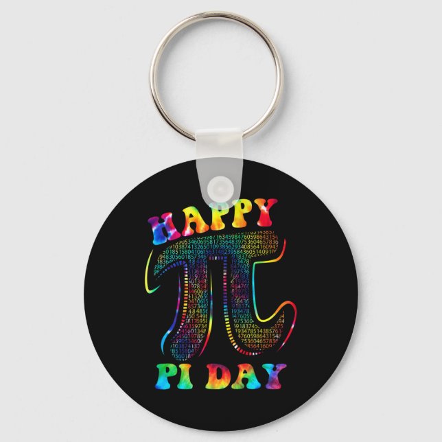 Chaveiro Tie Dye Happy Pi Day 3.14 Matemática Professores H (Frente)