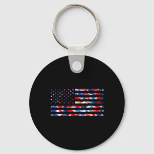Chaveiro Tie Dye Usa Flag Boys American Flag 4º De Julho Ki