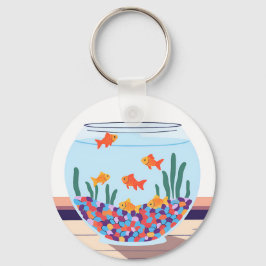 Chaveiro Tigela de Peixes