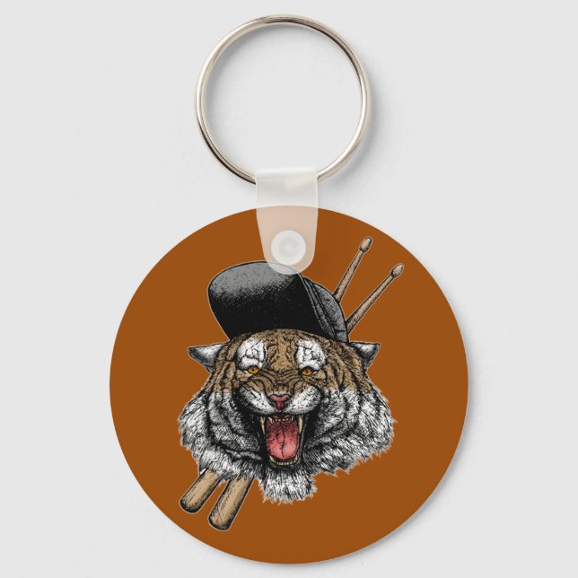 Chaveiro Tiger Drummer (Frente)