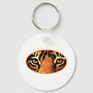 Chaveiro Tiger Eyes Orange The MUSEUM Zazzle Gifts
