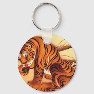 Chaveiro Tiger Illustration by Ito Jakuchu