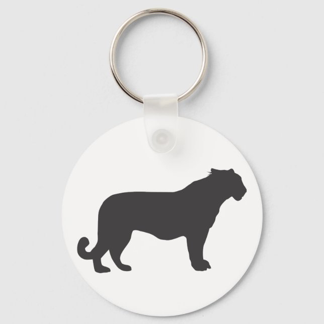Chaveiro Tiger Silhouette (Frente)