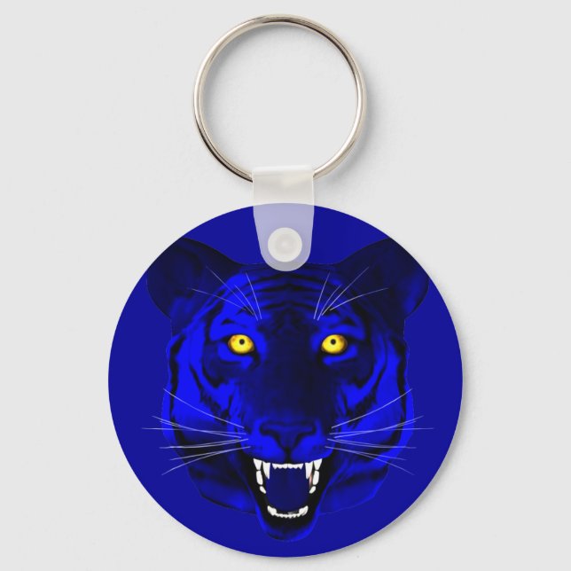 Chaveiro Tigre Azul (Frente)