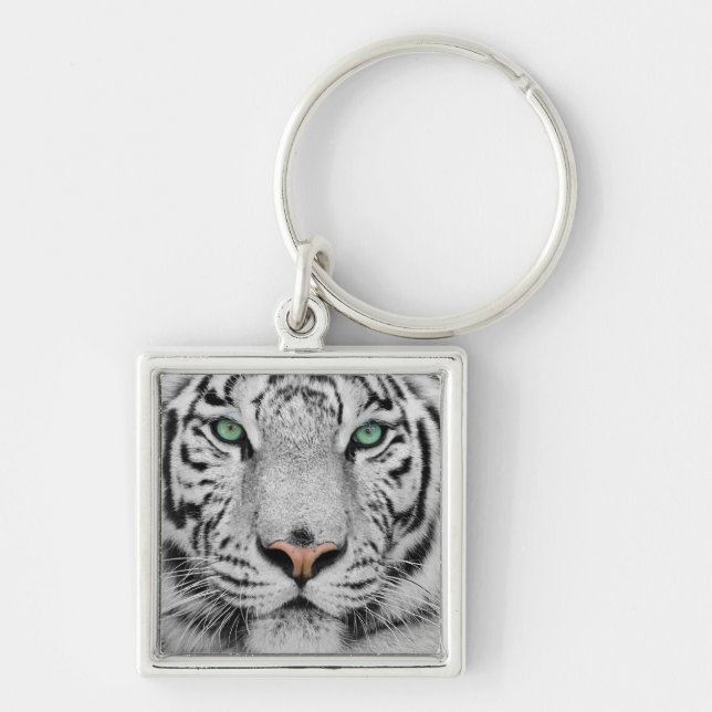 Chaveiro Tigre Branco (Frente)