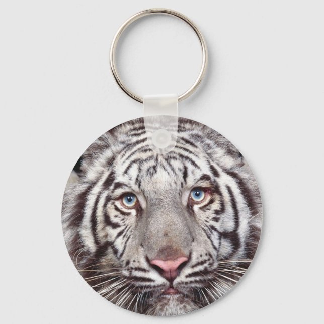 Chaveiro Tigre Branco (Frente)