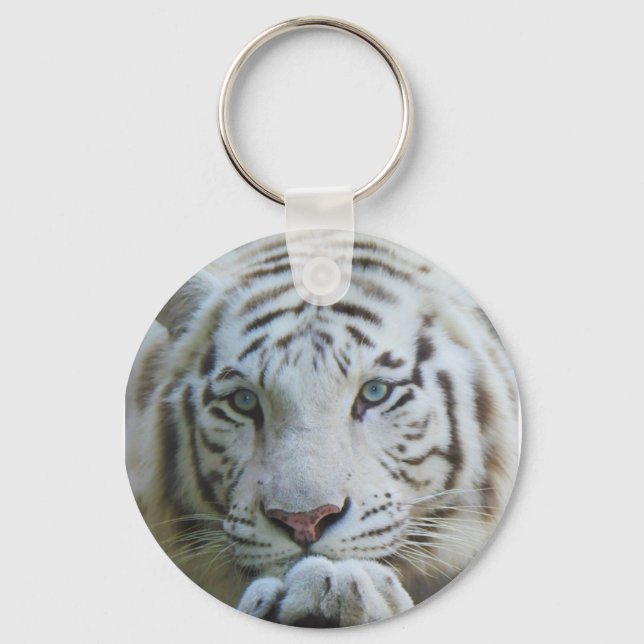 Chaveiro Tigre Branco (Frente)