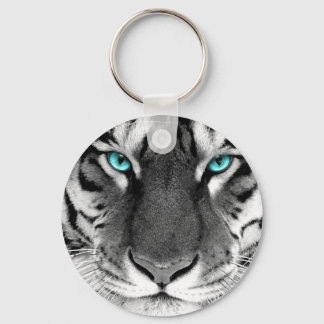 Chaveiro Tigre Branco Preto