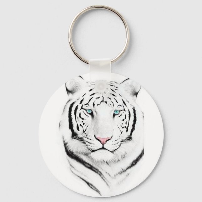 Chaveiro Tigre Branco Siberiano (Frente)