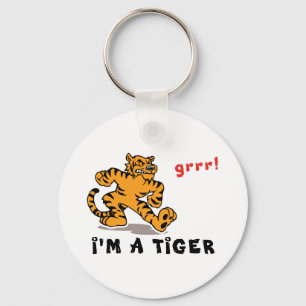 Chaveiro Tigre chinês engraçado do zodíaco