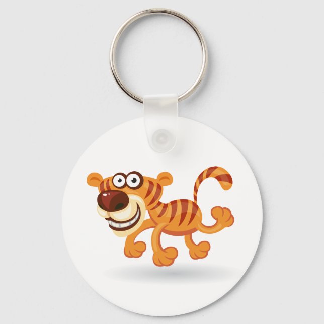 Chaveiro Tigre de bebê animado (Frente)