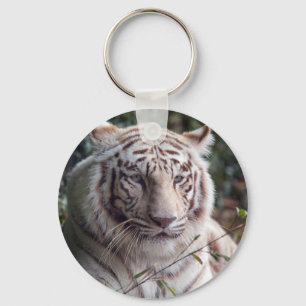 Chaveiro Tigre de Bengal branco