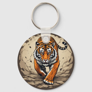 Chaveiro Tigre de Carregamento Poderoso