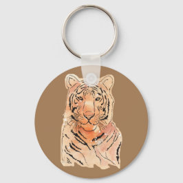 Chaveiro Tigre em uma Chave / Cordão
