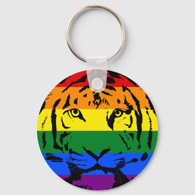 Chaveiro Tigre LGBT (Frente)