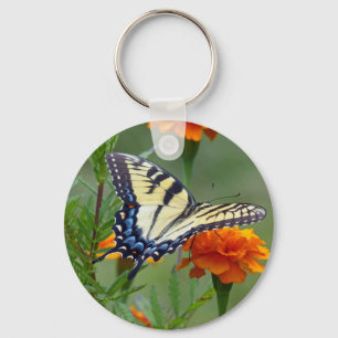 Chaveiro Tigre oriental fêmea amarelo Swallowtail