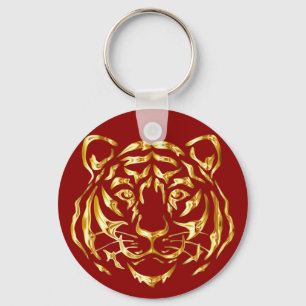 Chaveiro Tigre ouro