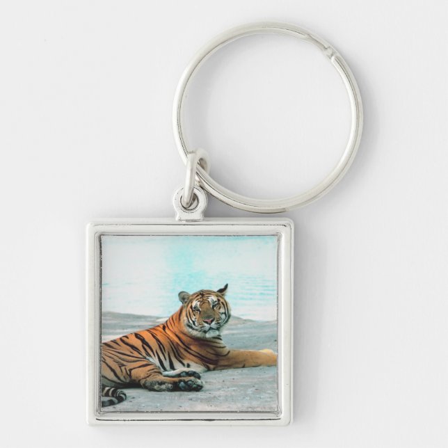 Chaveiro Tigre pelo rio (Frente)