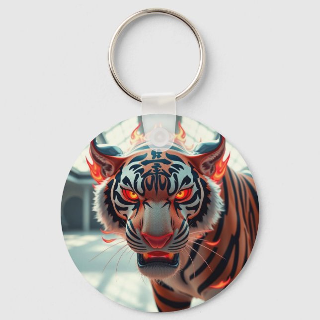 Chaveiro Tigre Selvagem (Frente)