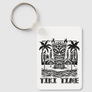 Chaveiro Tiki Time - Vibes da Ilha do Havaí